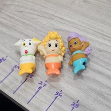 Bubble Guppies Set Lot of 3 Deema Molly Puppy Figure Toy Play Pretend Nick Jr