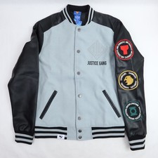 Superman Justice Gang Varsity Jacket Adult Ex...