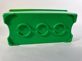LEGO Brick Duplo Green EMPTY Storage Container w/ Lid 14" x 7" 10580 Box Only