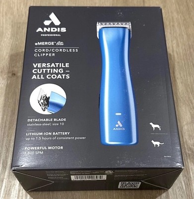 Andis eMERGE Lite Cord/Cordless Clipper Set Blue BRAND NEW!! AGC2 #561943