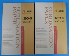2X A-Sub KBL5 120G Sublimation Paper 8.5x14 110 Sheets New