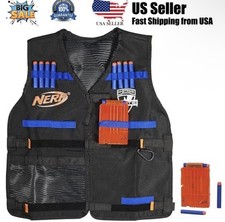 Nerf N-Strike Elite Series Tactical Vest Amazon Exclusive Teen/Adult, Black