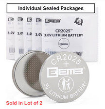 Lot of 2 CR2025-3V-Coin-Button-Battery FAST Shipping