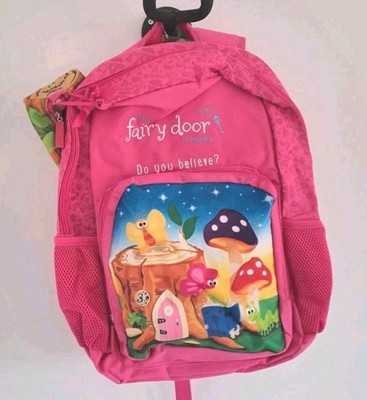 Rosa Rucksack Damen Fairycore Backpack mit passendem Federmäppchen Festival Neu