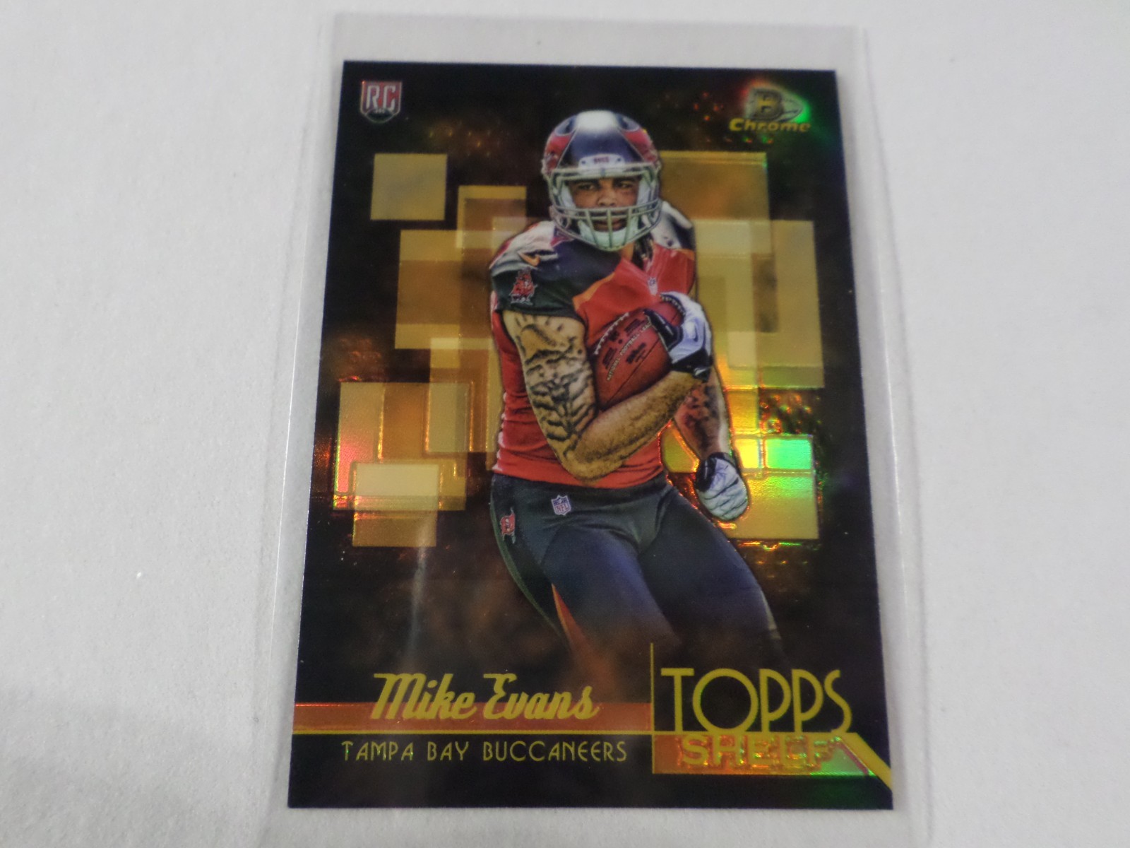 Mike Evans Topps Museum Collection Signature Series Autograph #ME Gold Ink
