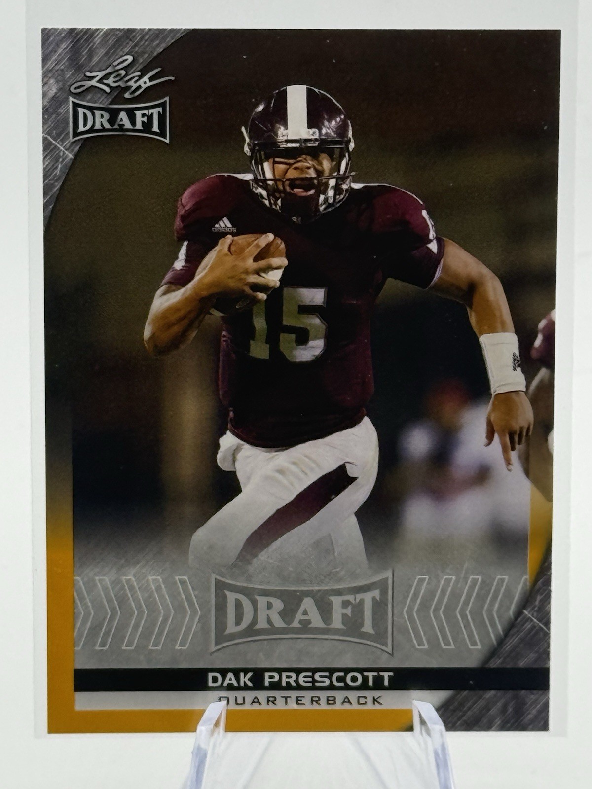 Dak Prescott Leaf Draft #19 Gold