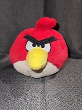 Angry Birds Red Bird Plush 2010 Commonwealth Desk Toy Soft Decor 5  No Sound
