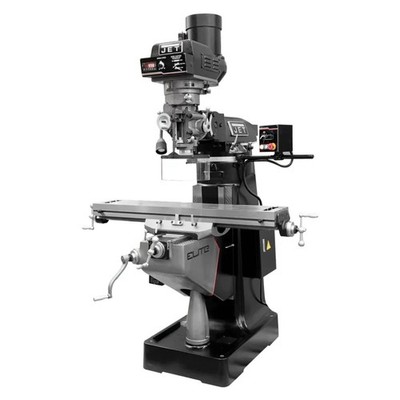 JET 894318 EVS-949 Mill w/ 3-Axis  (Quill) DRO & Powerfeed & Air Draw Bar New
