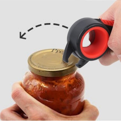 Multifunction 5In1 Bottle Opener Can Opener Kit Kitchen Gadget For Home Use Blac