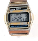 Vintage TIMEX Swim Sport Digital Watch. Lithium Stainless Steel 80's New Battery