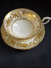 Hammersley Vintage Cup Saucer  Gold Leaves England Bone China  — photo 10