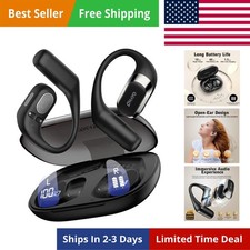 Open Ear Headphones,Over Ear Earbuds with Ergonomic Earhook,Bluetooth Headpho...