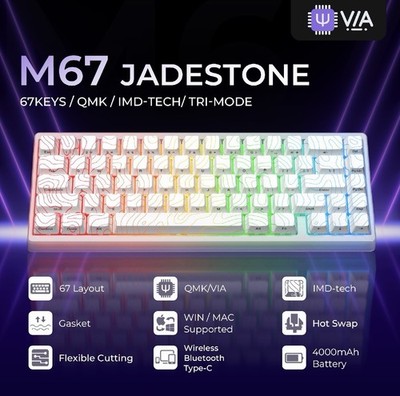 Mechanical Gaming Keyboard - White, 