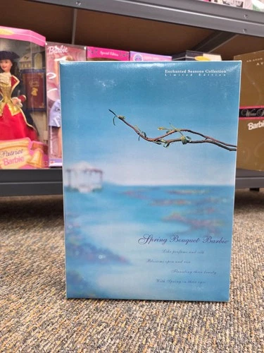 Vintage 1994 Mattel Spring Bouquet Barbie Limited Edition Doll Enchanted Seasons