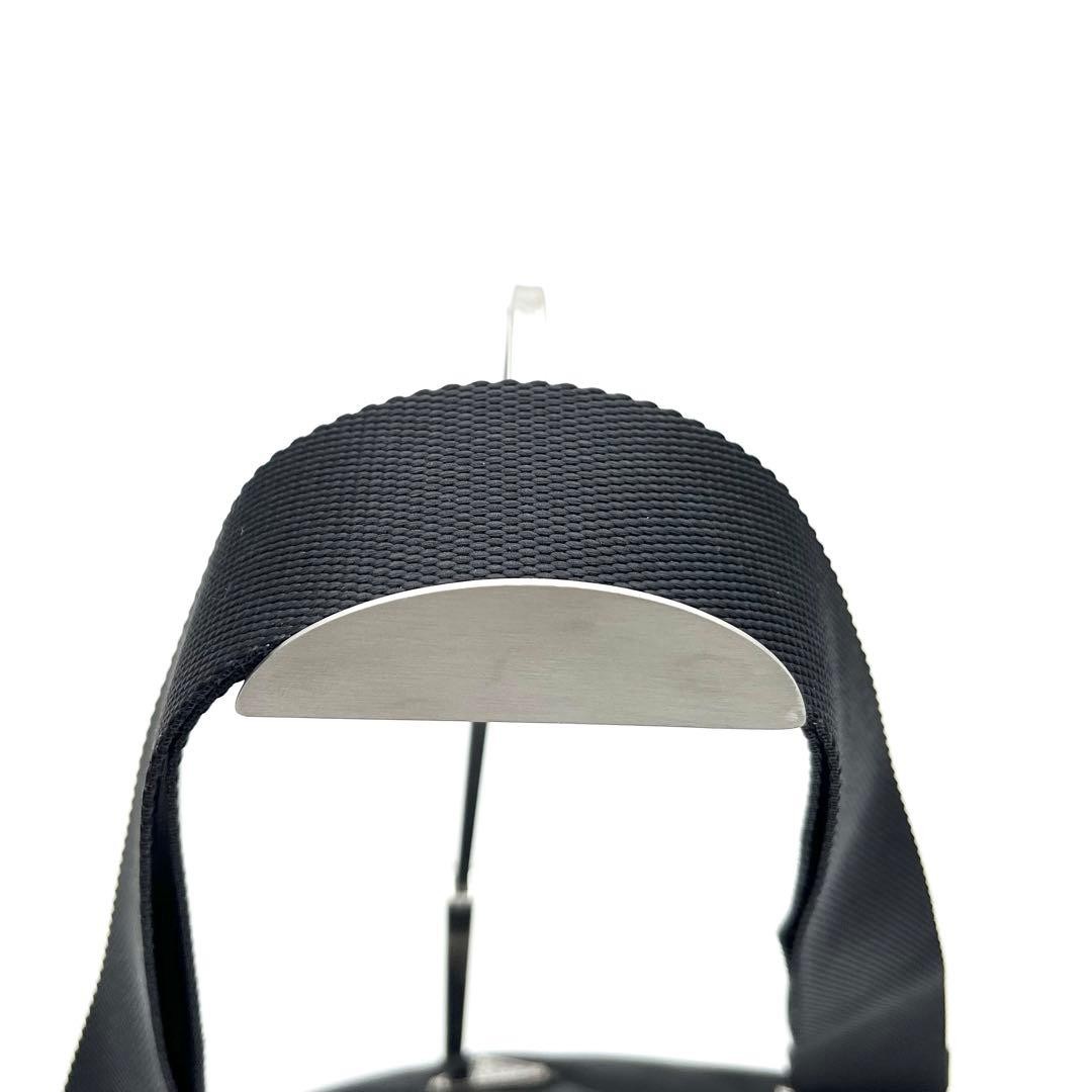 PRADA Nylon Leather Crossbody Shoulder Bag Black Triangle Logo thumbnail 12