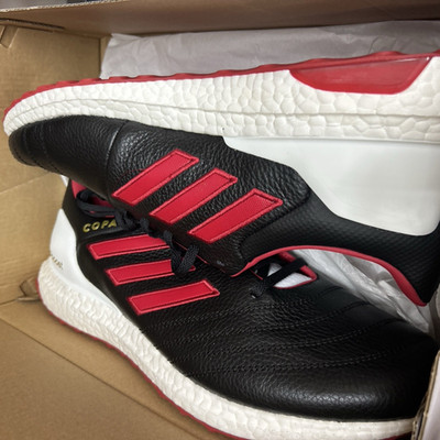 adidas Copa UltraBoost Men's Low Top Lace-Up Running Sneaker Black/Red/White NWB