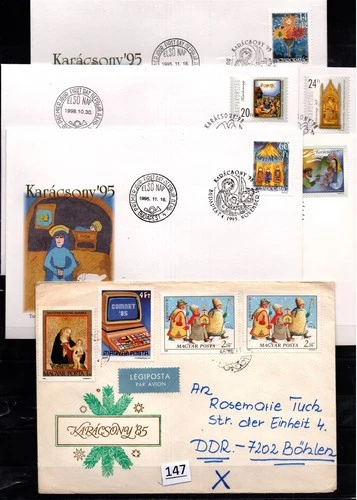 !! HUNGARY - 6 FDC - ART - PAINTING - CULTURE