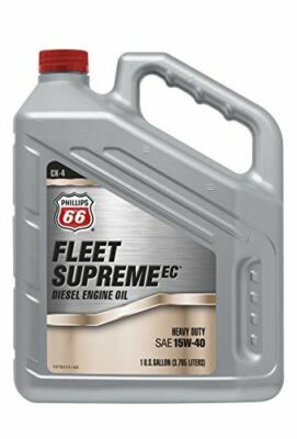 Phillips 66 1078290-3PK Diesel Engine Oil (Fleet Supreme EC- API CK-4 15W40-1 Ga
