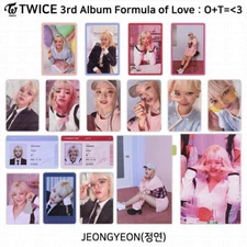 TWICE 3rd Album Formula of Love : O+T= 3 Official Photocard Jeongyeon KPOP K-POP
