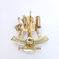 4” Nautical Brass Sextant Antique Style Marine Sextant Astrolabe Vintage Replica