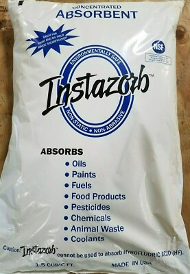 Instazorb 12lb Bag All Natural Floor Dry Super Absorbent Replaces Clay | 0IZMR