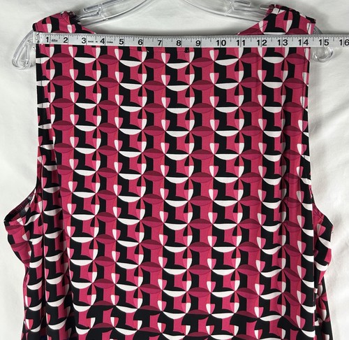 Calvin Klein Women’s Geometric Blouse Plus Size 1X NWT - Picture 4 of 11