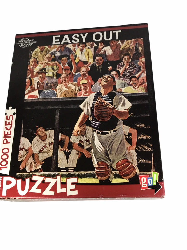 Saturday Evening Post Puzzle "Easy Out" Yogi Berra 1000 Pieces Jigsaw 19" x 29" - Image 4 of 4