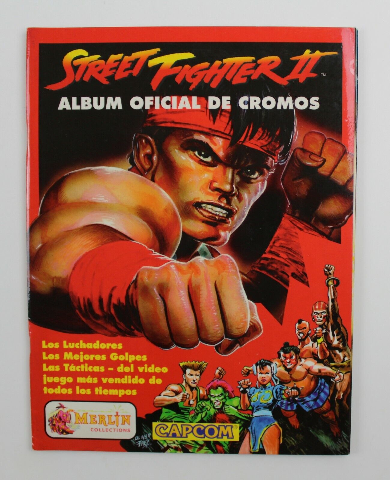 1990s STREET FIGHTER II Album 100% Complete Vintage Capcom Spain 11.75 (30  cm)