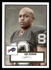 2006 Topps Heritage #31 Lee Evans Black Back Bills