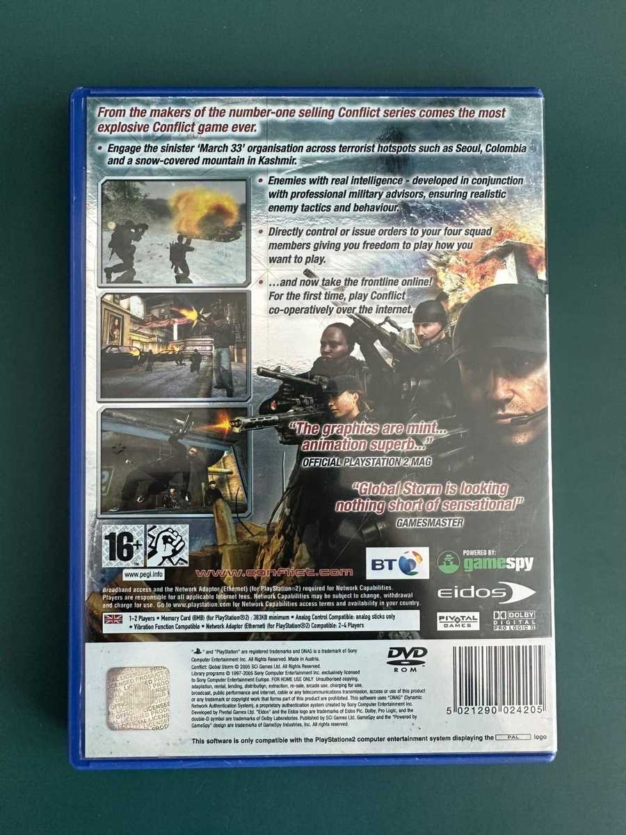 PS2 - Conflict Global Storm - Édition Press / Promo - 'Not For Resale' - Complet