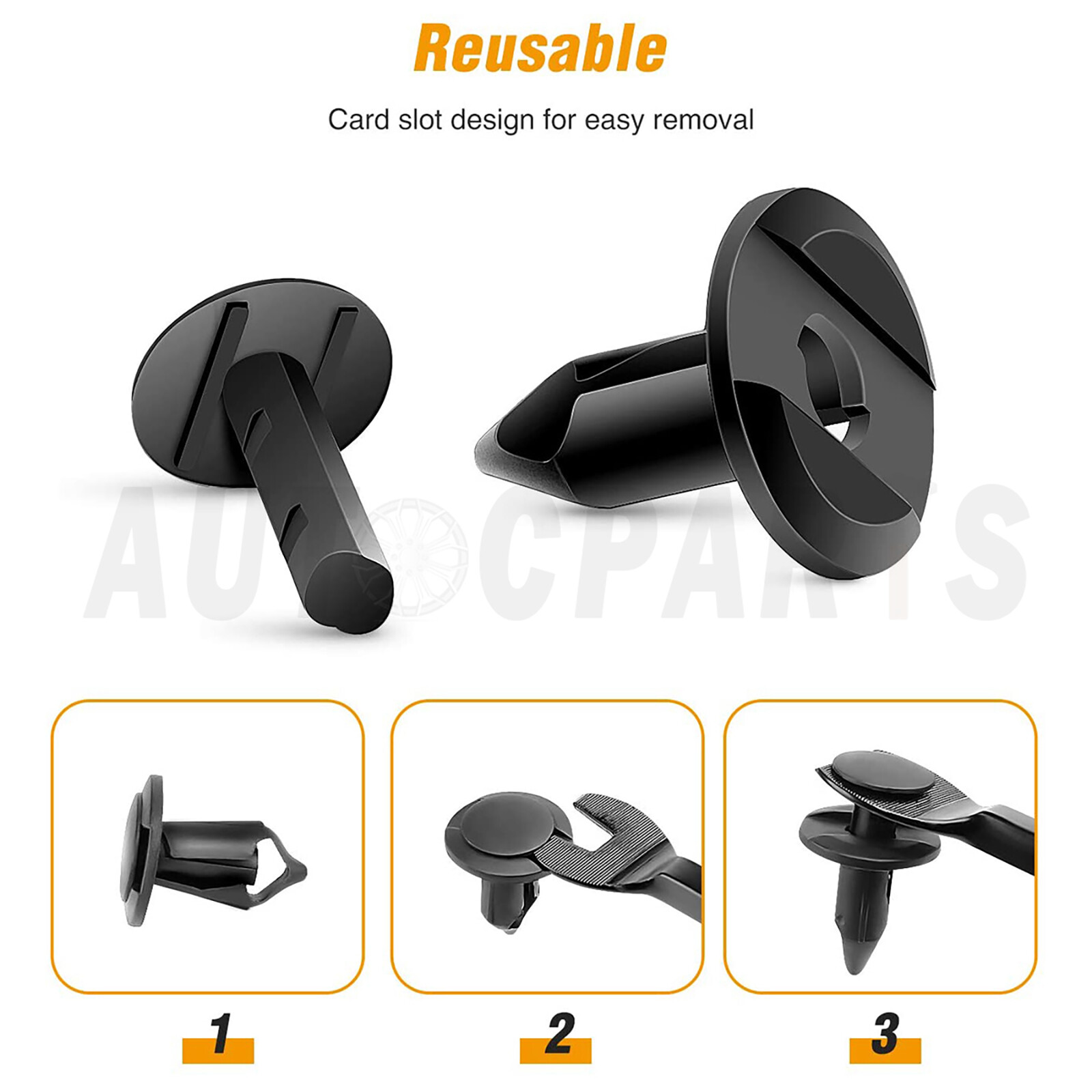 ATV Retainer Clip Push Pin Splash Guard Body Panel Clips For Honda Suzuki 100pcs eBay