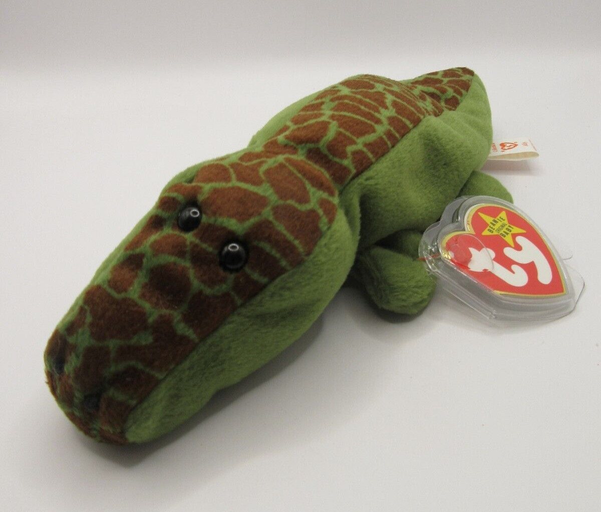 TY BEANIE BABY ALLY - ALLIGATOR - MINT CONDITION - RETIRED WITH TAGS