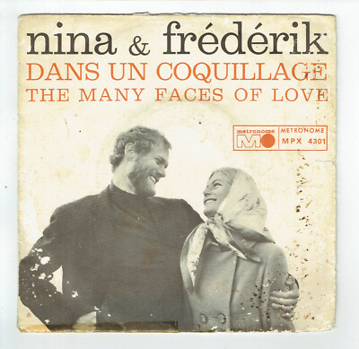 Nina & Frederik Vinyl 45 Runden 7 '' IN Ein Muschel -the Many Faces Of Love -M