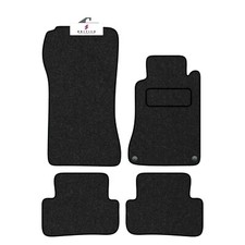 Fits Mercedes CLC Coupe 2008-2011 Tailored Car Floor Mats Black 4Pc With 2Clips