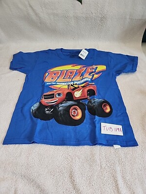 Boys Blaze Blue T-shirt Size S | eBay