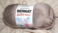 Bernat Softee Baby, Little Mouse, 5 oz, 362 yds, 3 Light,
