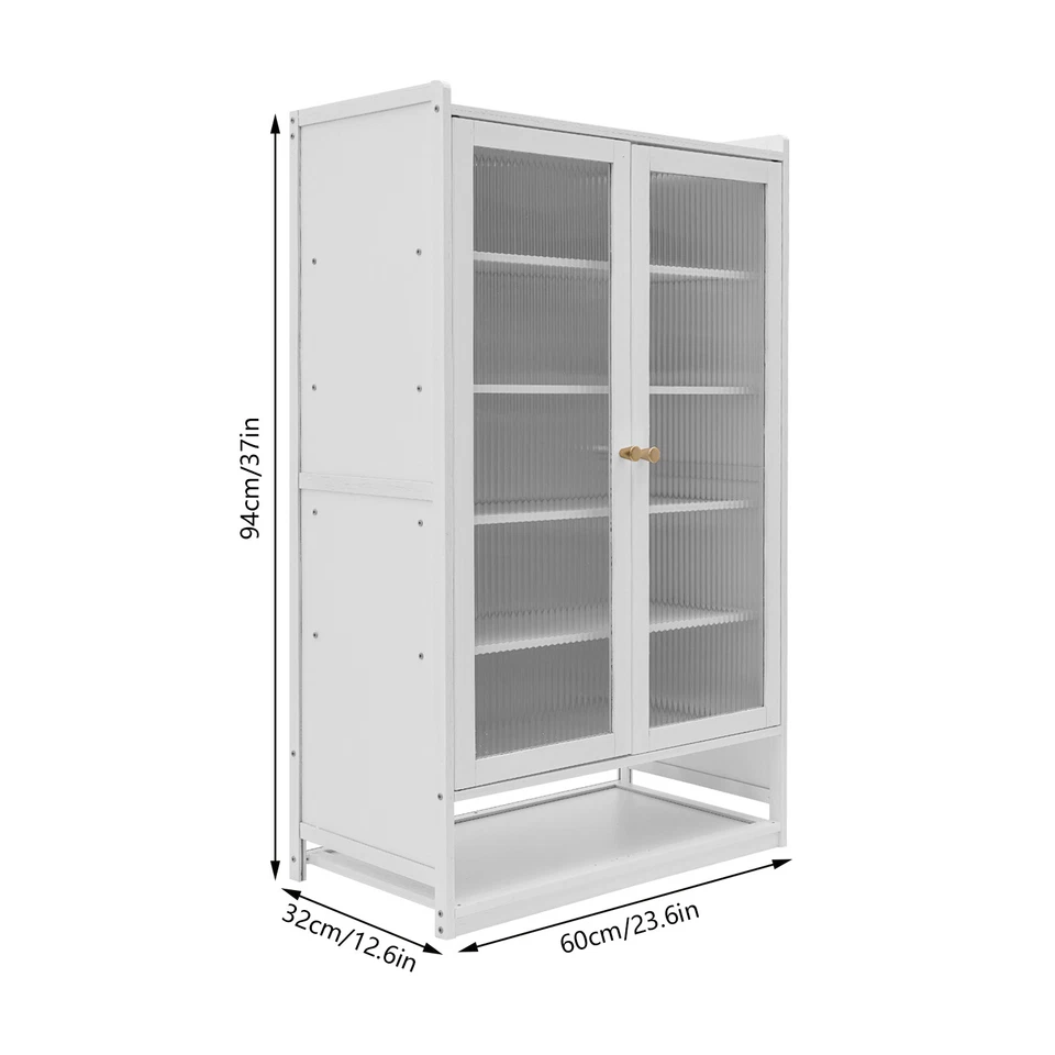 Shoe Cabinet Free Standing Shoe Cabinet Shoe Cabinet with Magnetic Doors - Image 3 of 4