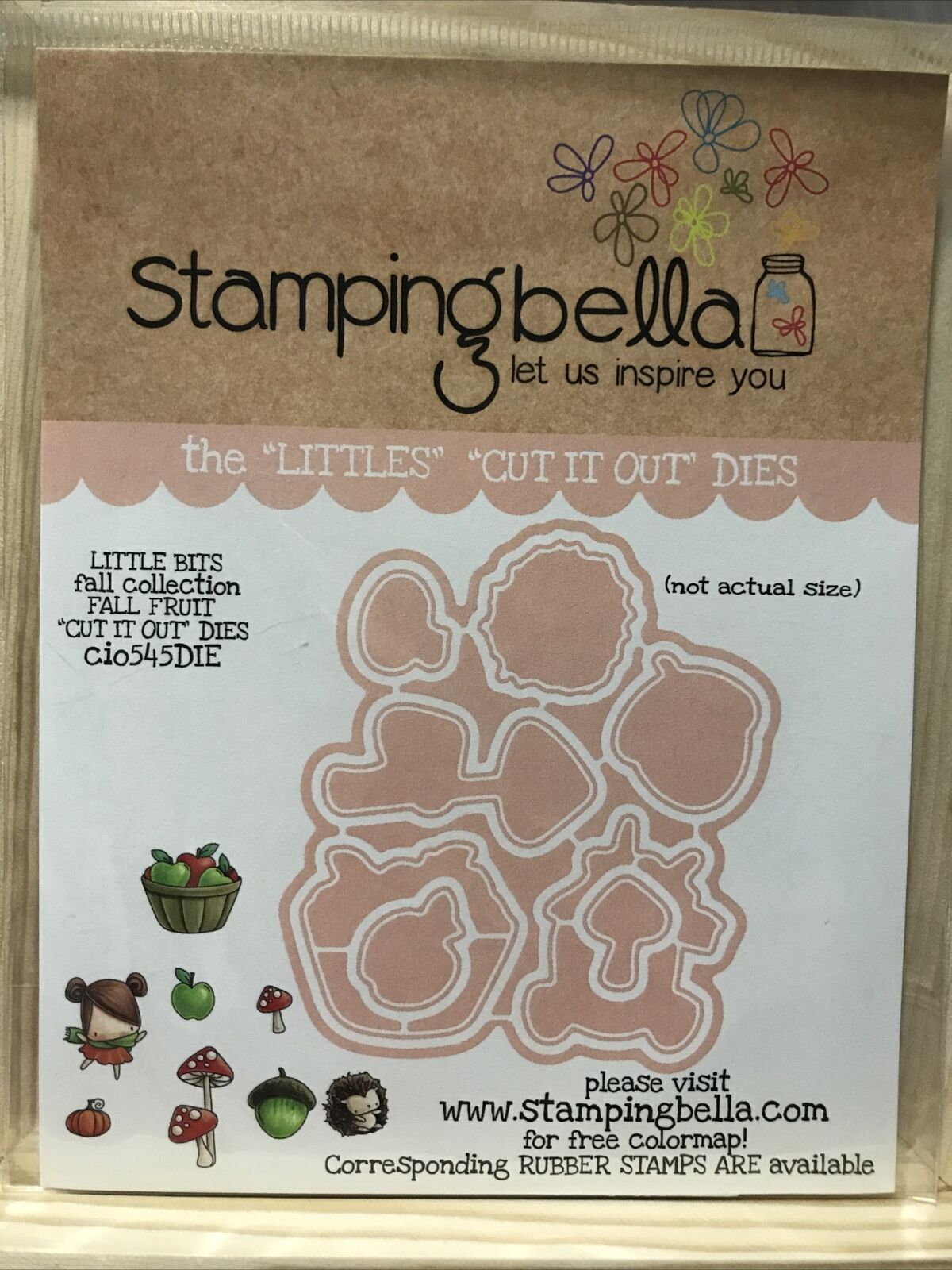 Stampingbella Little Bits Fall Collection Fall Fruit Die