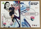 Taylor Kornieck (Flint) 2023 Parkside One Nation Card #11 USWNT /NWSL/ WAVE QTY