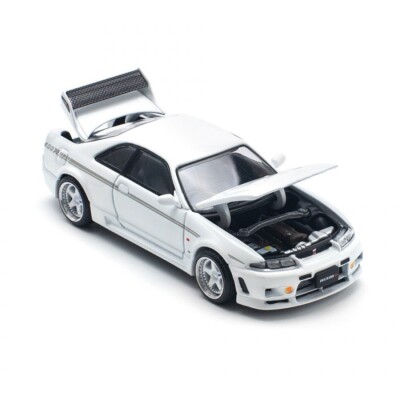 POPRACE PR64-52 1/64 Nissan Skyline GT-R NISMO 400R White POP RACE