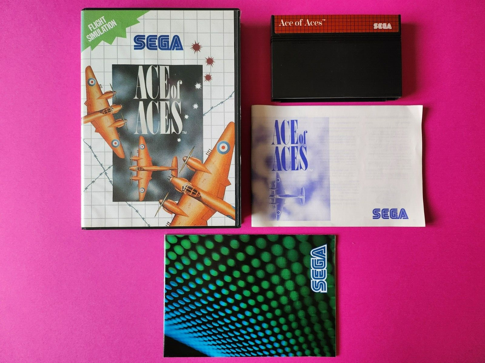ACE OF ACES / jeu SEGA Master System / U.S. Gold - Accolade - Atari / 1991