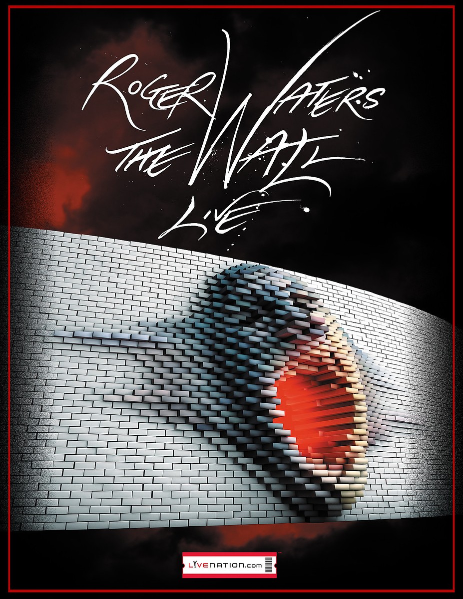 ROGER WATERS THE WALL LIVE MOVIE POSTER PINK FLOYD GILMOUR SEAN