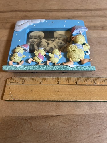 Pair Of Resin Picture Frames For Kids Room Decor 4” x 5” ducks balloons bears - Picture 3 of 4