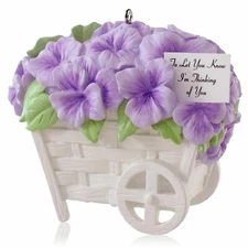 PANSIES STAND FOR THOUGHTS ~ 2014 Hallmark Keepsake Ornament ~ NIB