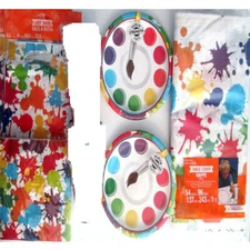 ART PARTY Painting - Birthday Party Supply Pack Kit w/ Loot Bags !