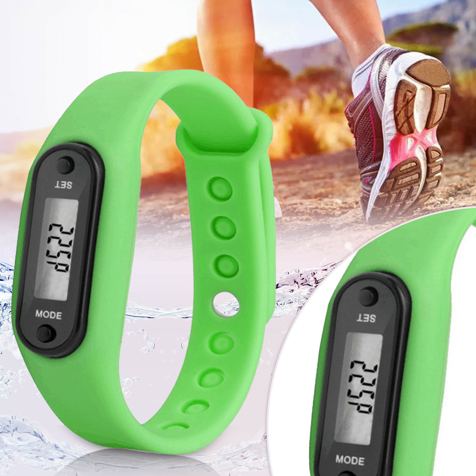Pedometer Watch Electronic Watch Silicone Pedometer Children's Sports