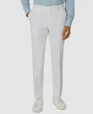 Tommy Hilfiger Men's White Modern-Fit Stretch Suit Separate Pant Size 44W 32L