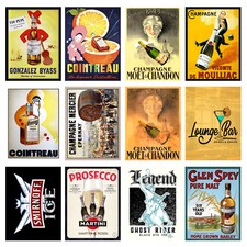 Alcohol Retro Metal Signs/Plaques Man Cave, Cool Novelty Gift, Bar/ Pub 22