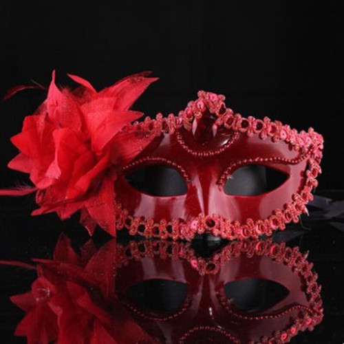 Lace Mask Party Masquerade Ball Eye Masks Flower Feather Bachelorette Party │ - Picture 37 of 67