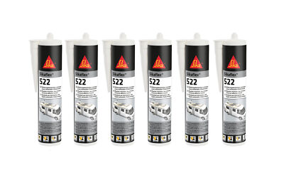 6x Sikaflex -522 WEISS - 300ml Sika522 Sikaflex-522 white 6er 6-er Set weiß